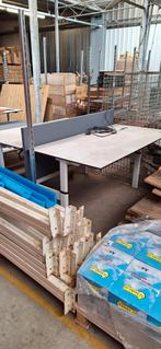 Elektrisch verstelbaar duo bureau ca 160x169, Ophalen, Zo goed als nieuw, Minder dan 200 cm, Pallet