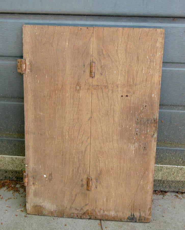 3 kasteel raamluikjes - oude houten antieke raam luik frames, Doe-het-zelf en Verbouw, Kozijnen en Schuifpuien, Gebruikt, Raamkozijn