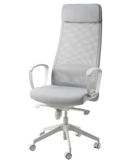 IKEA grey office chair, Huis en Inrichting, Bureaustoelen, Zo goed als nieuw, Grijs, Verzenden