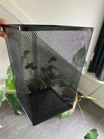 DRÖNJÖNS prullenbak prullenmand zwart vierkant ikea, Ophalen of Verzenden, Zo goed als nieuw, Kunststof, Minder dan 50 cm