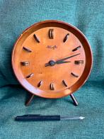 Kienzle Tafelklokje Teakhout Jaren 60, Antiek en Kunst, Ophalen