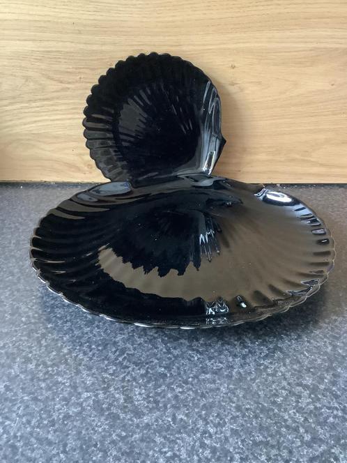 Mooie vintage glazen schelpen borden/schalen, Huis en Inrichting, Keuken | Servies, Gebruikt, Ophalen of Verzenden