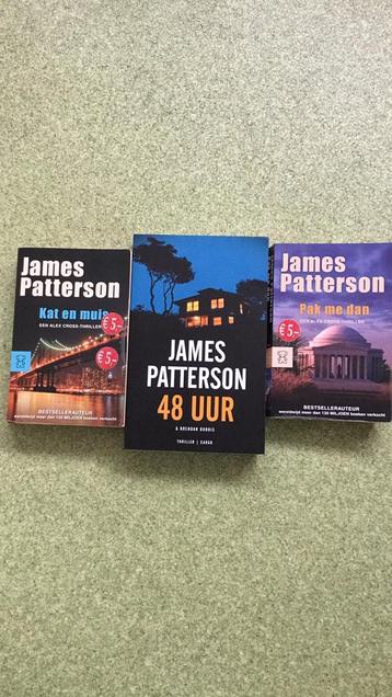 3 x James Patterson beschikbaar voor biedingen
