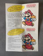 Original Fan Club Play Nintendo Entertainment NES Flyer 1989, Ophalen of Verzenden, Zo goed als nieuw, Met 1 controller