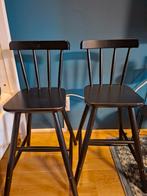 Ikea agam junior stoel zwart 2x juniorstoel, Huis en Inrichting, Barkrukken, 2 krukken, Ophalen, 60 tot 90 cm