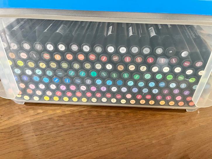 Winsor & Newton Promarkers - Complete Set, Hobby en Vrije tijd, Schilderen, Zo goed als nieuw, Overige typen, Ophalen of Verzenden