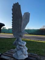 Werkelijk facinerend massief gegoten adelaar, Ophalen of Verzenden, Steen, Dierenbeeld
