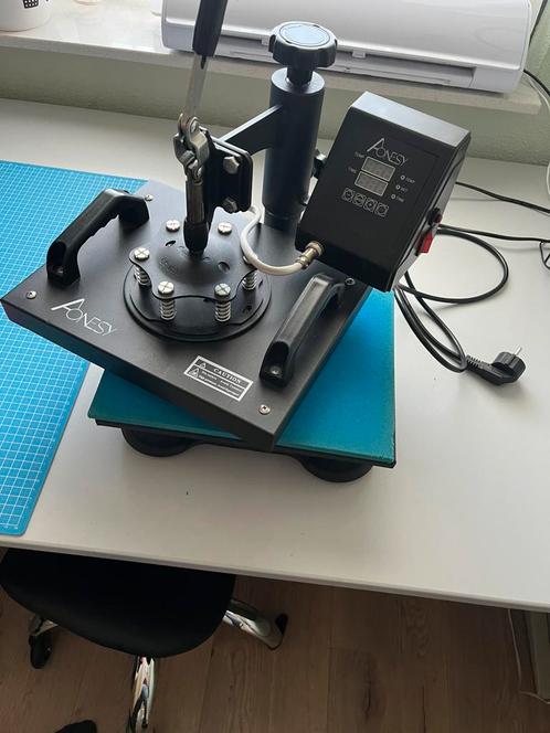 Transferpers hittepers zwenkarm 25 x 30 flex plotter, Hobby en Vrije tijd, Kledingapplicaties en Hotfix, Zo goed als nieuw, Ophalen of Verzenden