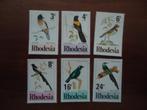 Vogels Rhodesië 1977, mi. 188-93 postfris/ongebruikt, Ophalen of Verzenden, Postfris, Dier of Natuur