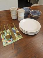 Servies set 4 pers - Kwantum + Jysk mix - bijna nieuw!, Ophalen, Zo goed als nieuw, Overige stijlen, Compleet servies