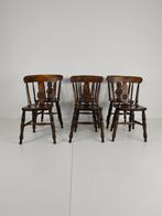 Set van 6 Engelse Antieke Boerderij Eetstoelen – 19e Eeuw, Ophalen