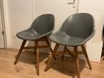 Ikea Fanbyn stoelen grijs, 2 stuks, Huis en Inrichting, Stoelen, Gebruikt, Twee, Grijs, Ophalen
