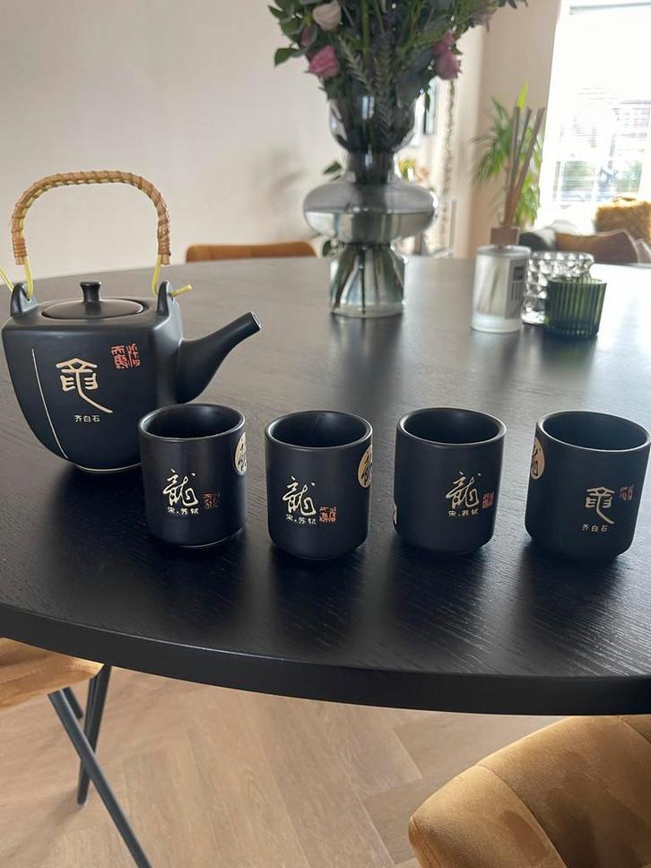 Theeservies Set - Oosterse Stijl, Huis en Inrichting, Keuken | Servies, Nieuw, Compleet servies, Overige stijlen, Keramiek, Ophalen
