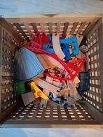 Houten treinspoor, Kinderen en Baby's, Speelgoed | Houten speelgoed, Ophalen, Gebruikt, Overige typen