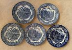 Royal Tudor & Ironstone Borden - Blauw Wit Engels Design, Ophalen