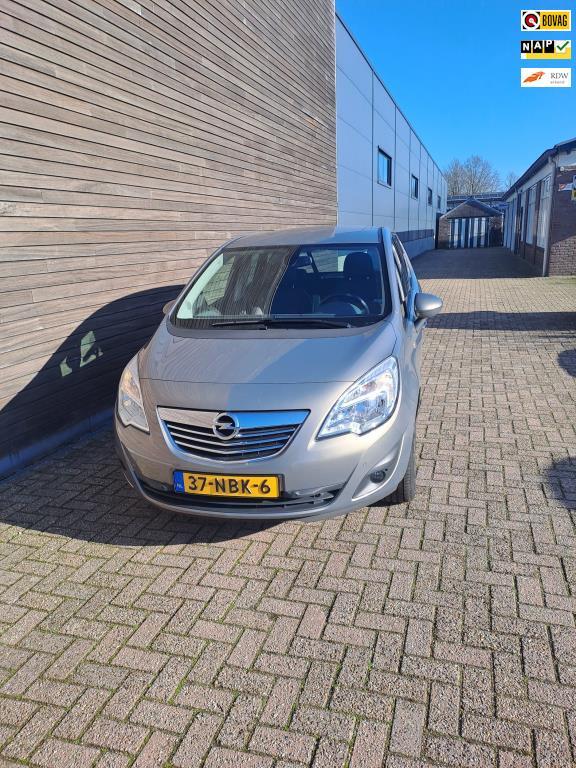 Opel Meriva 1.4 Turbo Cosmo lage km stand, Auto's, Opel, Bedrijf, Te koop, Meriva, ABS, Airbags, Airconditioning, Boordcomputer