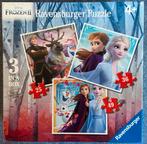 FROZEN PUZZEL 3 in 1 doos, Ophalen of Verzenden, 10 tot 50 stukjes, Gebruikt, 4 tot 6 jaar