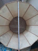 Vintage Lampenkap Staande Lamp Crème/Bruin, Ophalen, Gebruikt, 25 tot 50 cm, Bohemian