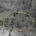 14 karaat gouden armband balletjes schakel, Ophalen of Verzenden, Nieuw, Goud