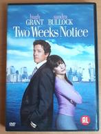 Two Weeks Notice (2002) Sandra Bullock, Hugh Grant, Cd's en Dvd's, Dvd's | Komedie, Alle leeftijden, Ophalen of Verzenden, Romantische komedie