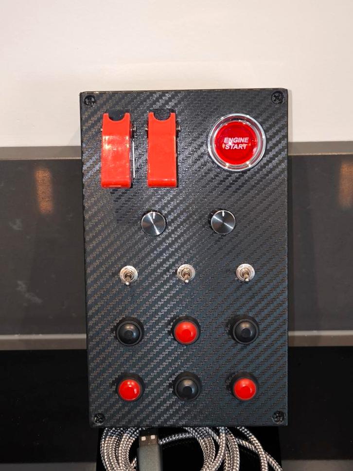 Buttonbox + klem/mount**, Spelcomputers en Games, Spelcomputers | Overige Accessoires, Nieuw, Ophalen of Verzenden