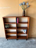 Pastoe Made to Measure dutch design boekenkast teak €485, Met plank(en), Gebruikt, 100 tot 150 cm, 100 tot 150 cm