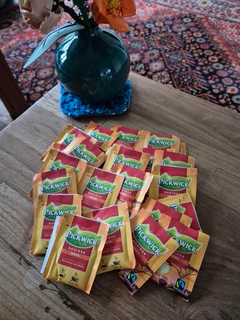 24 Volle Theezakjes Pickwick Rooibos, Ophalen of Verzenden, Theezakje(s), Vol