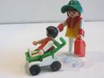 Playmobil Vintage moeder met kinderwagen buggy, Ophalen of Verzenden, Gebruikt, Los playmobil