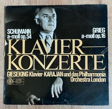 KLAVIERKONZERTE - Schumann Grieg Gieseking ( LP 1973 DLD ) beschikbaar voor biedingen