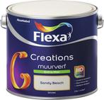 Flexa Creations Muurverf Sandy Beach Extra Mat, Beige, Nieuw, Ophalen of Verzenden, Verf