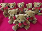 Schijfbeer (knuffel), lichtbruin, nieuw, met rood strikje., Kinderen en Baby's, Speelgoed | Knuffels en Pluche, Verzenden, Nieuw