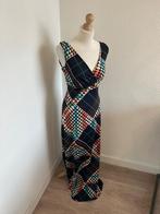King Louie maat L retro maxi lange zomer jurk, Zwart, Maat 42/44 (L), Ophalen of Verzenden, Zo goed als nieuw
