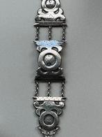 Antieke zilveren armband Kerkboekslot, Ophalen of Verzenden, Zilver