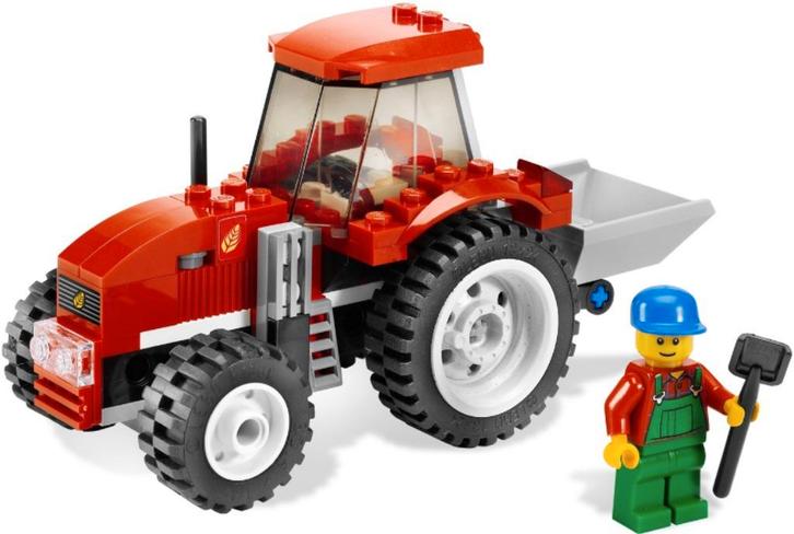 Lego Nr. 7634 City Tractor compleet set, Kinderen en Baby's, Speelgoed | Duplo en Lego, Gebruikt, Lego, Complete set, Ophalen of Verzenden