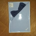 retro blauwe badset - handdoek met washandje, Ophalen of Verzenden, Nieuw, Blauw, Overige typen
