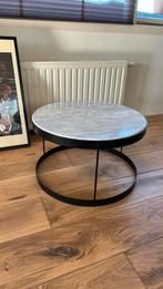 Luxe Bolia Marmeren Salontafel – Rond, Tijdloos Design, Huis en Inrichting, Tafels | Salontafels, 50 tot 100 cm, Rond, Zo goed als nieuw