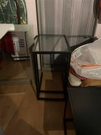 Glazen Ikea laptop tafel, Huis en Inrichting, Tafels | Bijzettafels, Ophalen, 75 cm of meer, Rechthoekig, Glas
