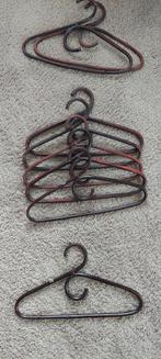 8x Vintage bamboe hangers , Vintage gebogen houten hangers,, Kleding | Dames, Kledinghangers, Ophalen of Verzenden, Gebruikt, Hout