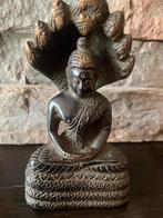 Zeer mooie bronzen Boeddha heel oud 561 gram, Antiek en Kunst, Ophalen of Verzenden