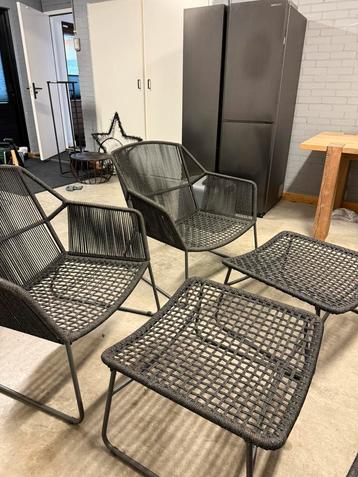 Tuinbank Terras set stoelen en bank beschikbaar voor biedingen