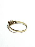14k gouden ring met granaatstenen, -, -, Ophalen of Verzenden, Zo goed als nieuw