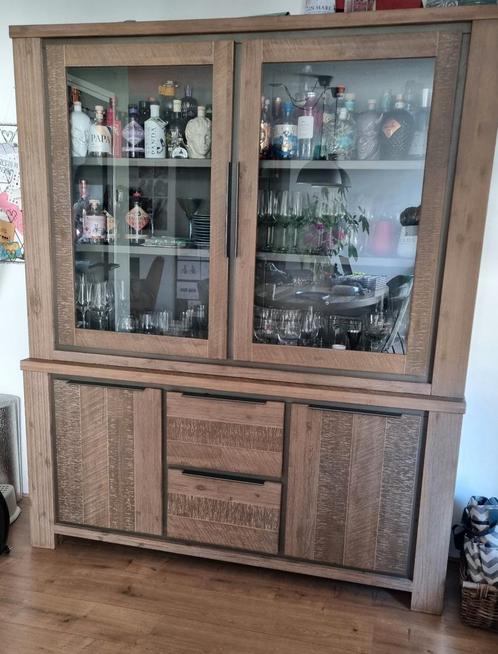 Mooie Buffetkast acaciahout, Huis en Inrichting, Kasten | Buffetkasten, Zo goed als nieuw, 200 cm of meer, 150 tot 200 cm, 25 tot 50 cm