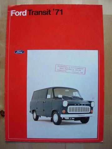 Ford Transit Brochure 1971 beschikbaar voor biedingen