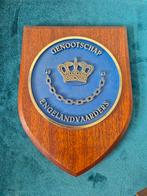 Wapenschild Genootschap Engelandvaarders, Ophalen of Verzenden, Landmacht, Nederland, Embleem of Badge