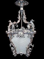 Grote bronzen hang lamp. €395., Ophalen