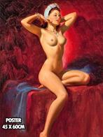 [Poster] Sexy Naakte Kunst Pin Up mancave poster, Ophalen of Verzenden, Nieuw, A1 t/m A3, Film en Tv