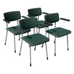 Vintage Gispen Stoel 1235 Cordemeyer Design, Huis en Inrichting, Stoelen, Gebruikt, Bruin, Vintage, Metaal