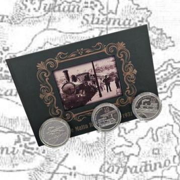 3x 10 Euro Malta 2025 - Railway in Box - PROOF - Zilver beschikbaar voor biedingen