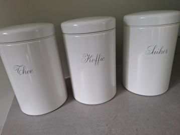 Brabantia Blikken - Thee, Koffie, Suiker - Zo Goed Als Nieuw beschikbaar voor biedingen