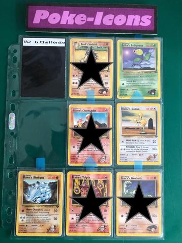 1995-1998 WOTC Gym Challenge (132 set) beschikbaar voor biedingen